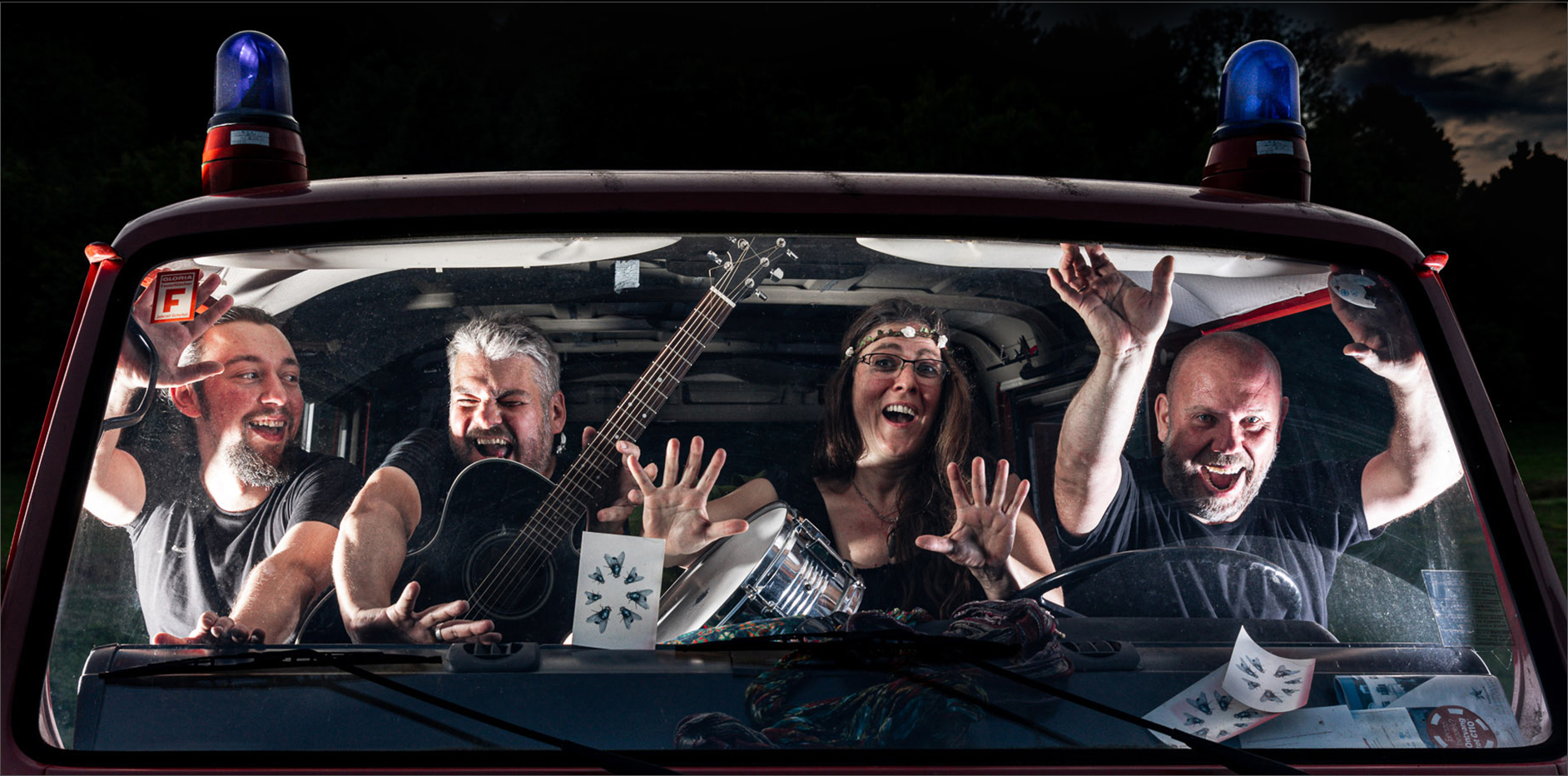 Daniel Backfisch: Gitarre, Uli Himmelmann: Bass, Heike Schneck: Gesang, Dirk Ostwald: Schlagzeug (Foto: pictrail)